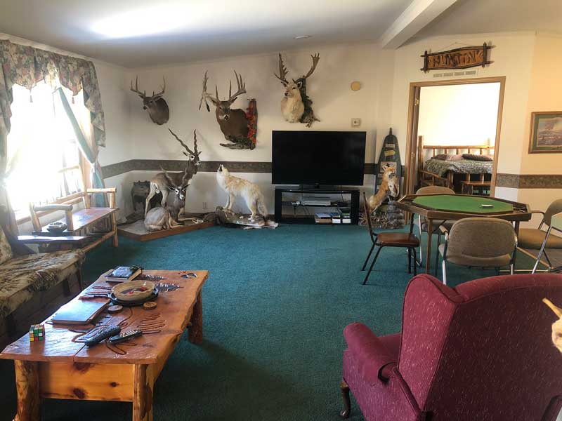 Stonebridge Hunting Ranch Lodge Living Area